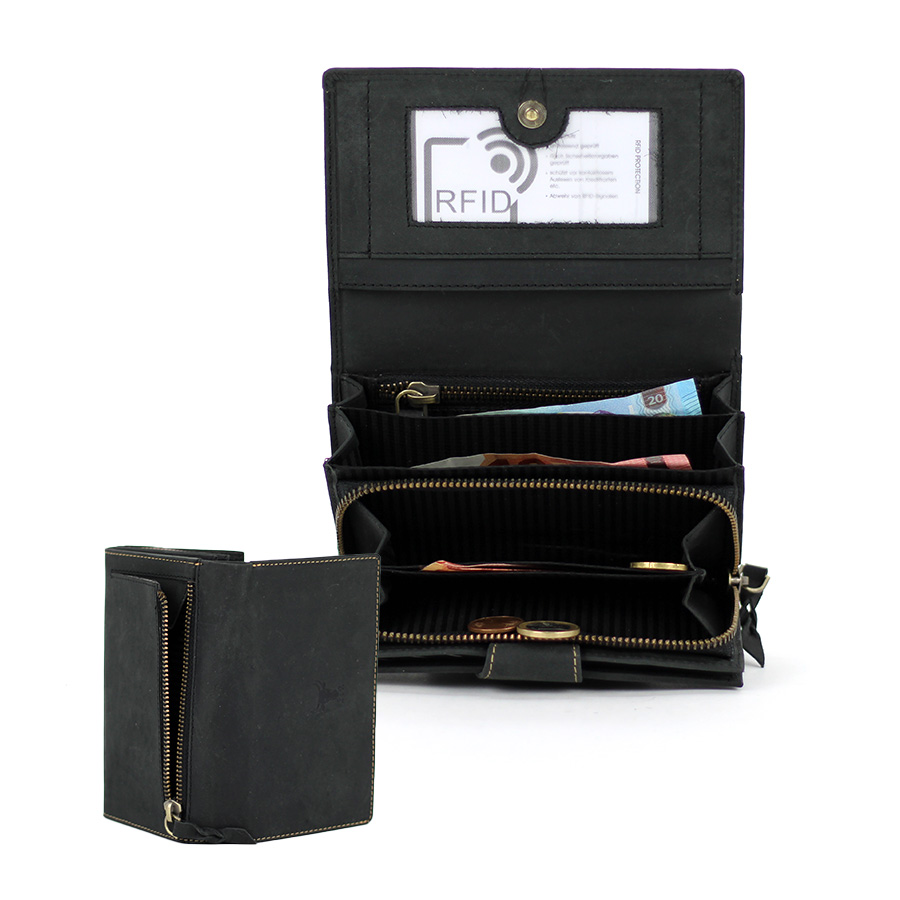 Geldbörse L&B Wild Damen 2393 BLK