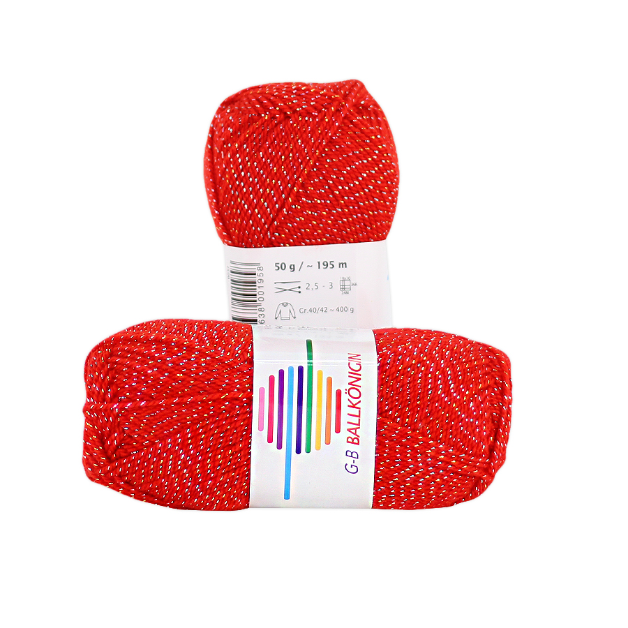 Strickwolle Ballkönigin rot 1006