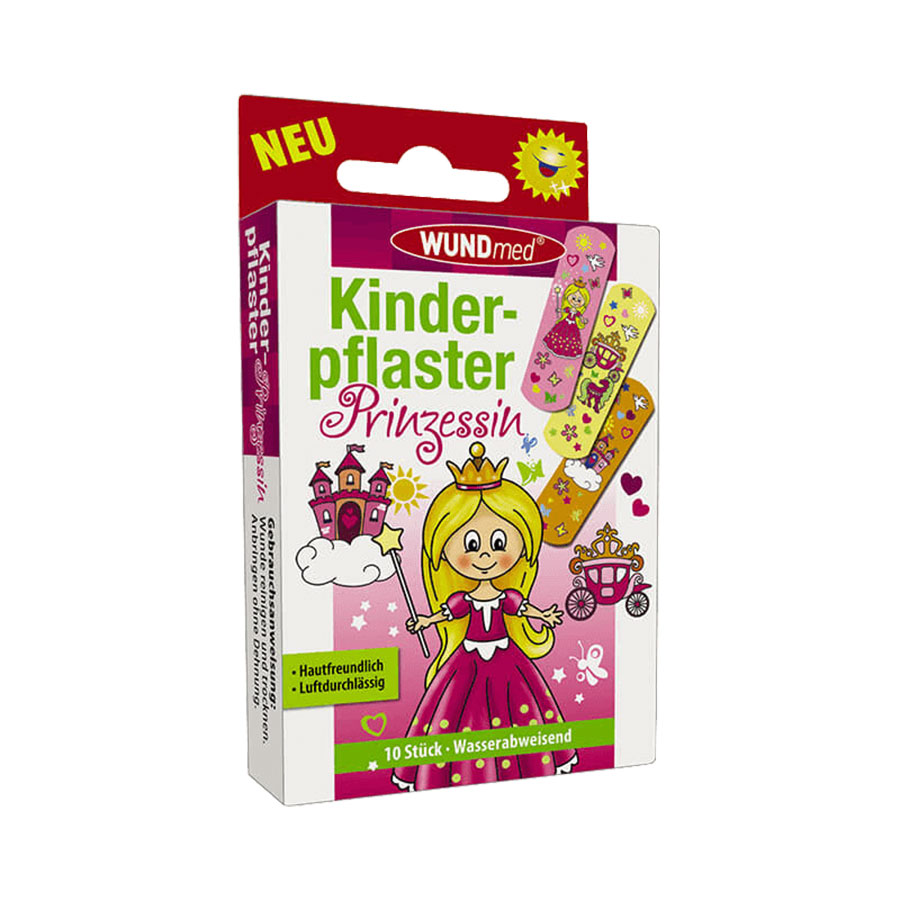 Pflaster Kinder Prinzessin 10er