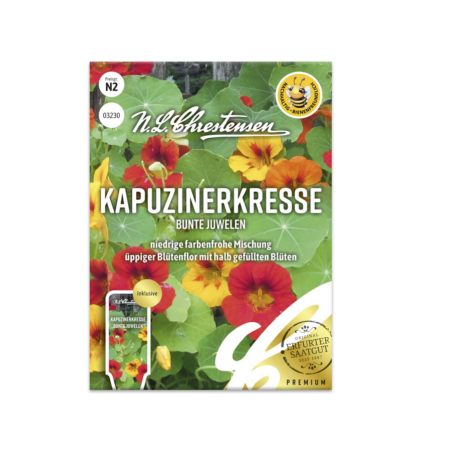 S Kapuzinerkresse 'Bunte Juwelen'