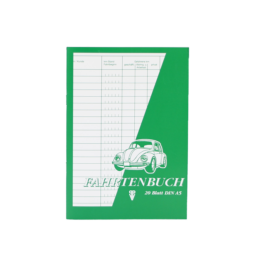 Fahrtenbuch 20 Blatt A5 Penig