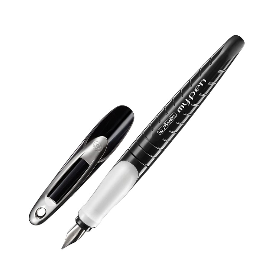 Füller my.pen L-Feder schw./weiss