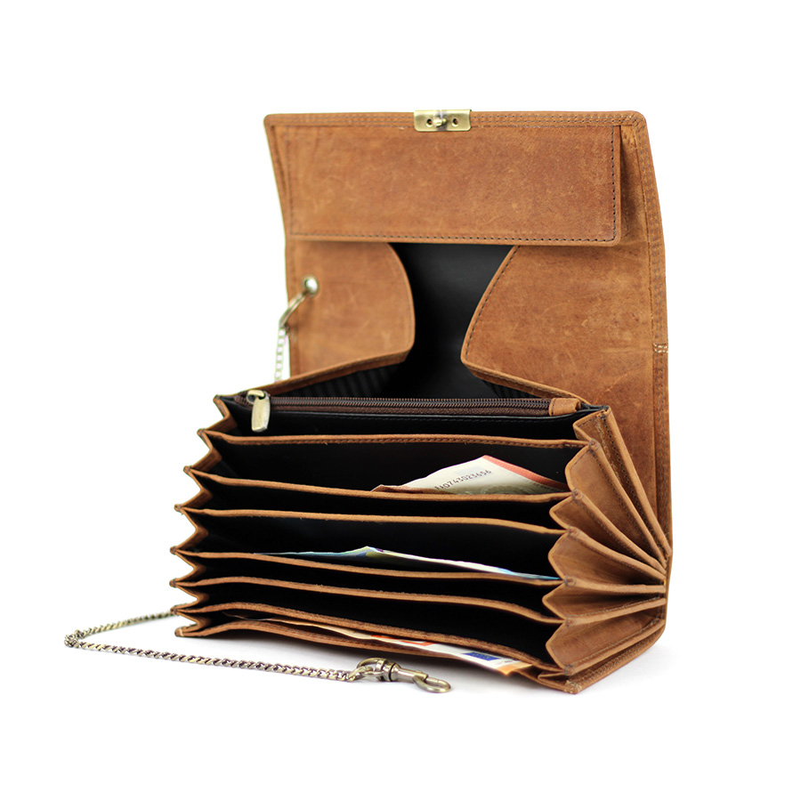 Geldbörse L&B Wild Kellnerbörse 2472 TAN
