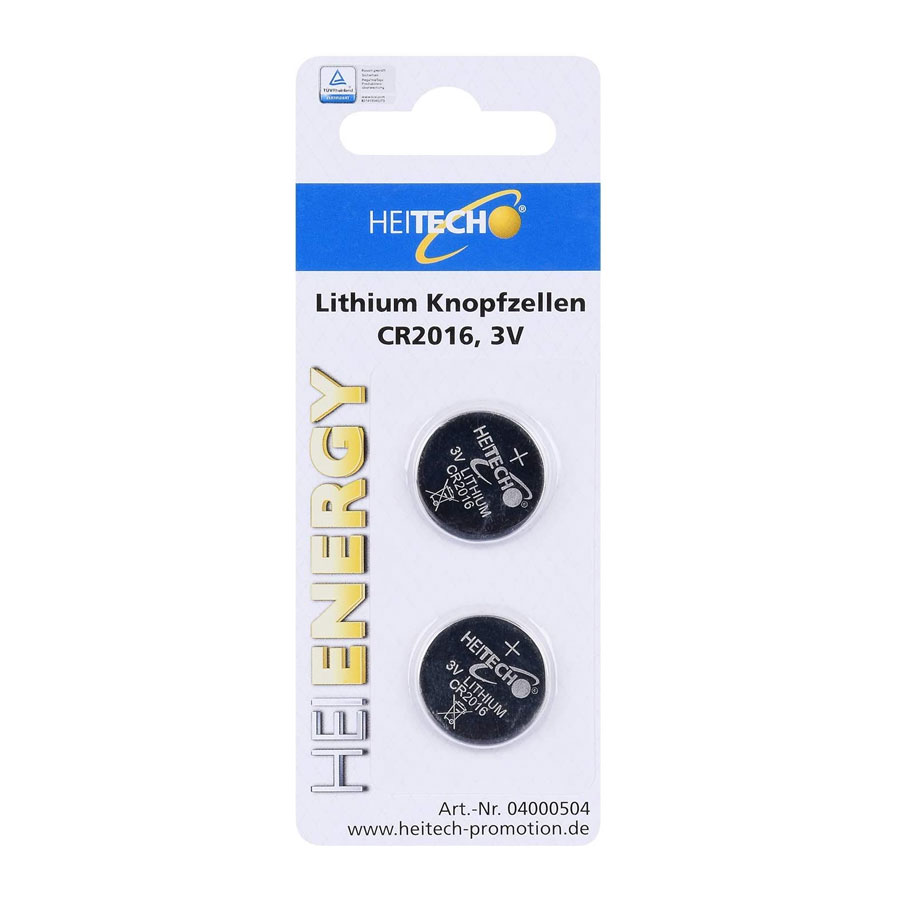 Batterie Knopfzellen 2er Pack Lithium CR2016
