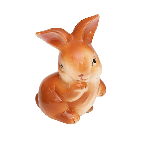Porzellan Hase braun 12cm 4fach