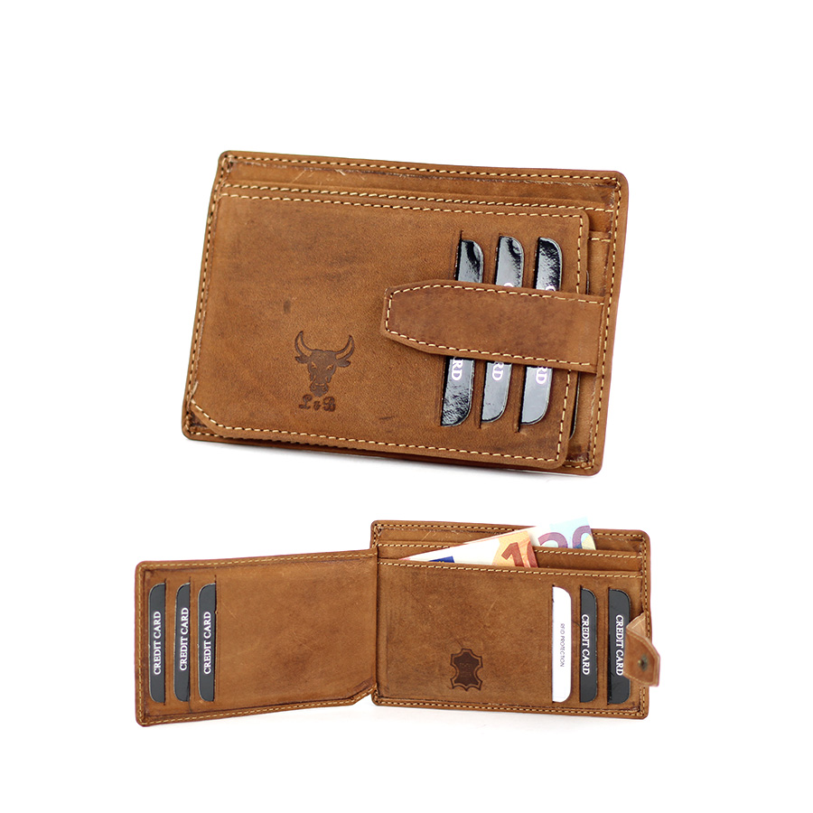 Geldbörse L&B Wild Kartenbörse 2705 TAN