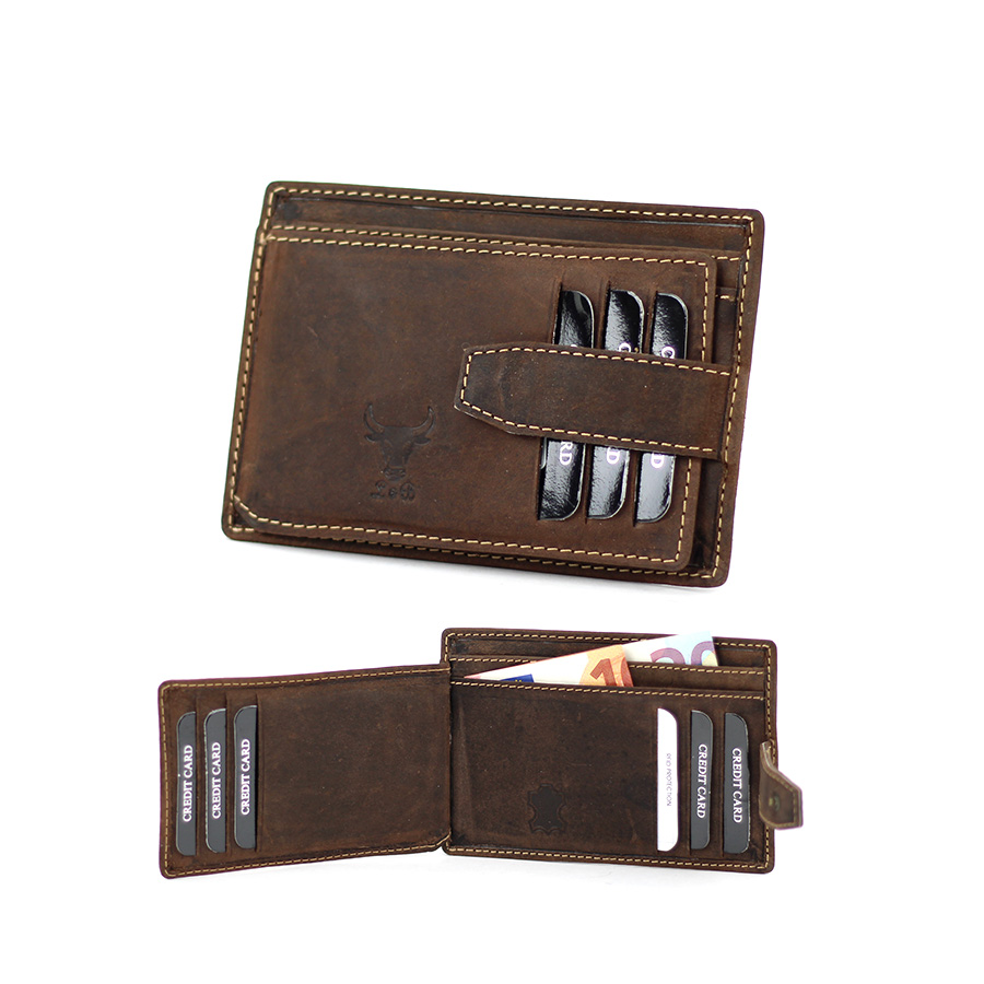 Geldbörse L&B Wild Kartenbörse 2705 BRN