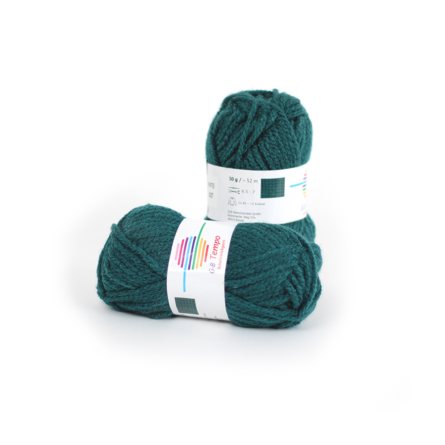 Strickwolle Tempo dkl.petrol F13