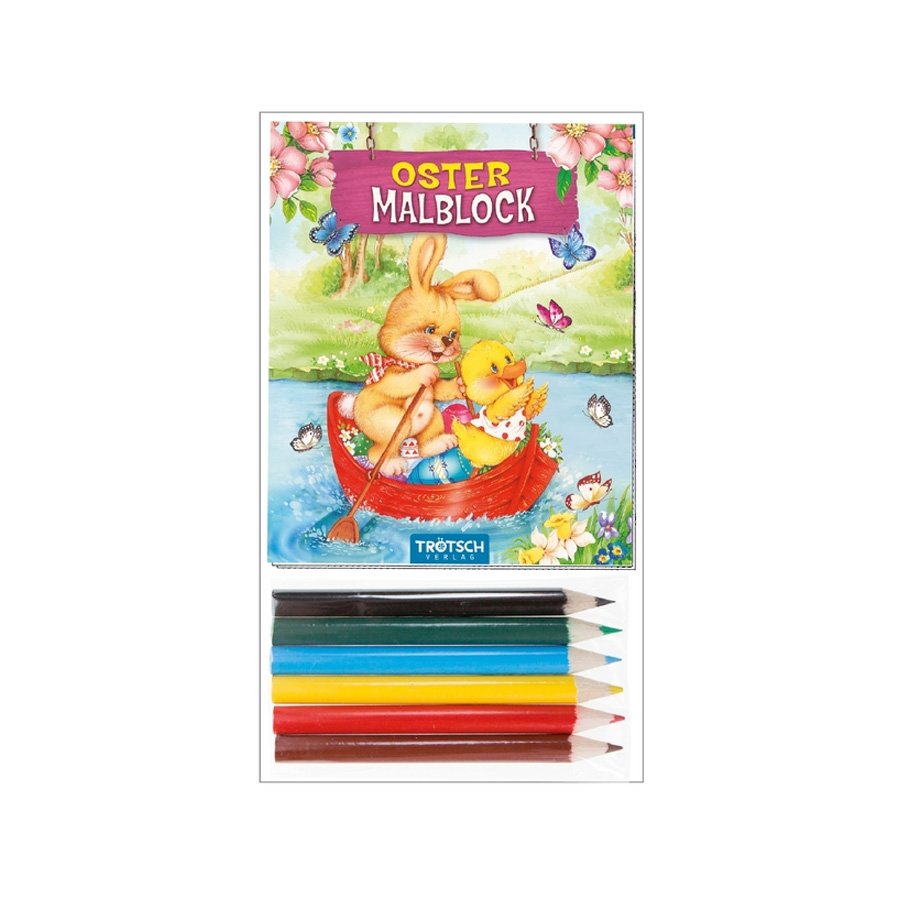 Oster-Malbuch Mini mit Stiften