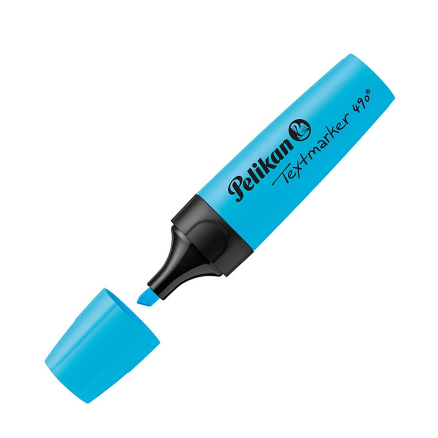 Textmarker Leuchtblau Pelikan
