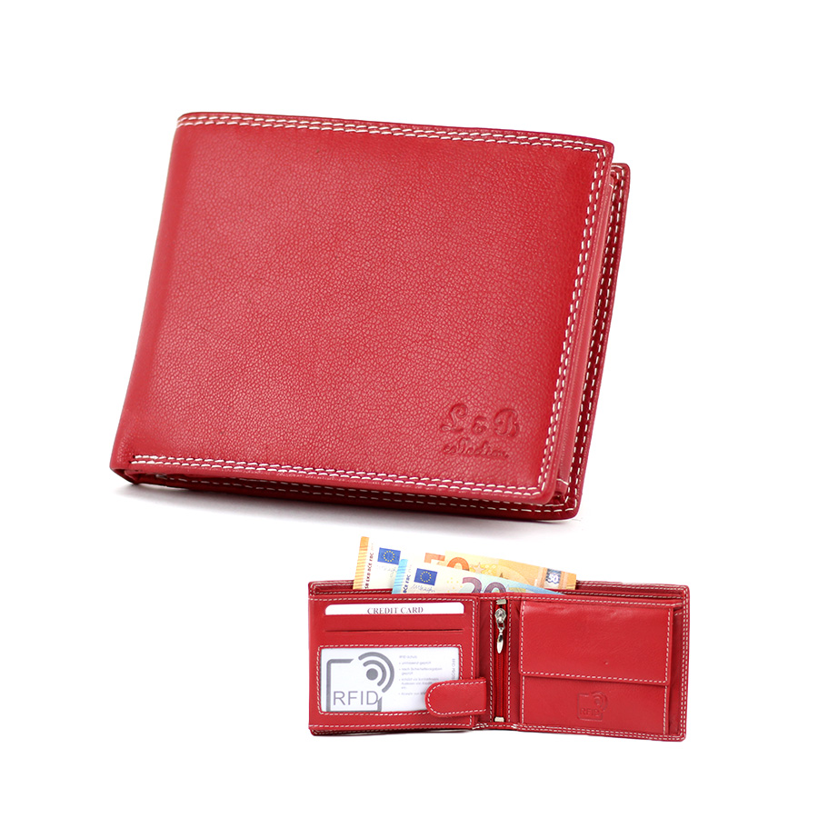 Geldbörse L&B He. quer 2339 rot