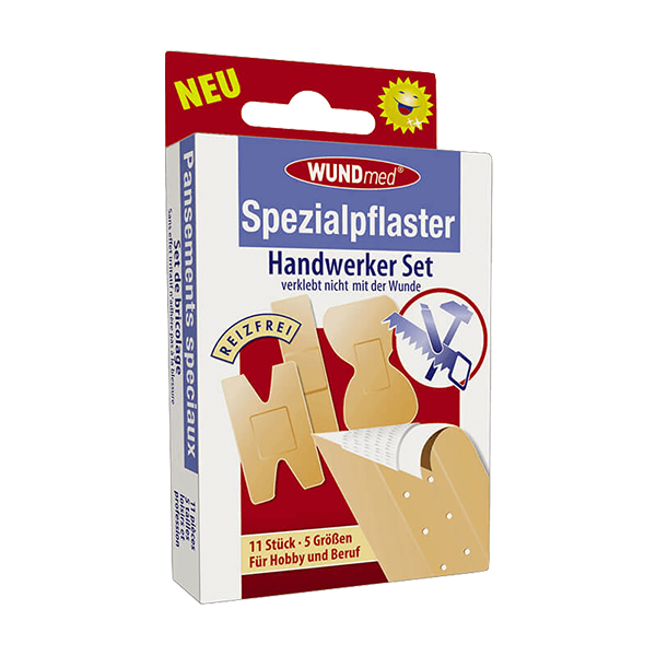 Pflaster Handwerkerset 11er 5 Größen