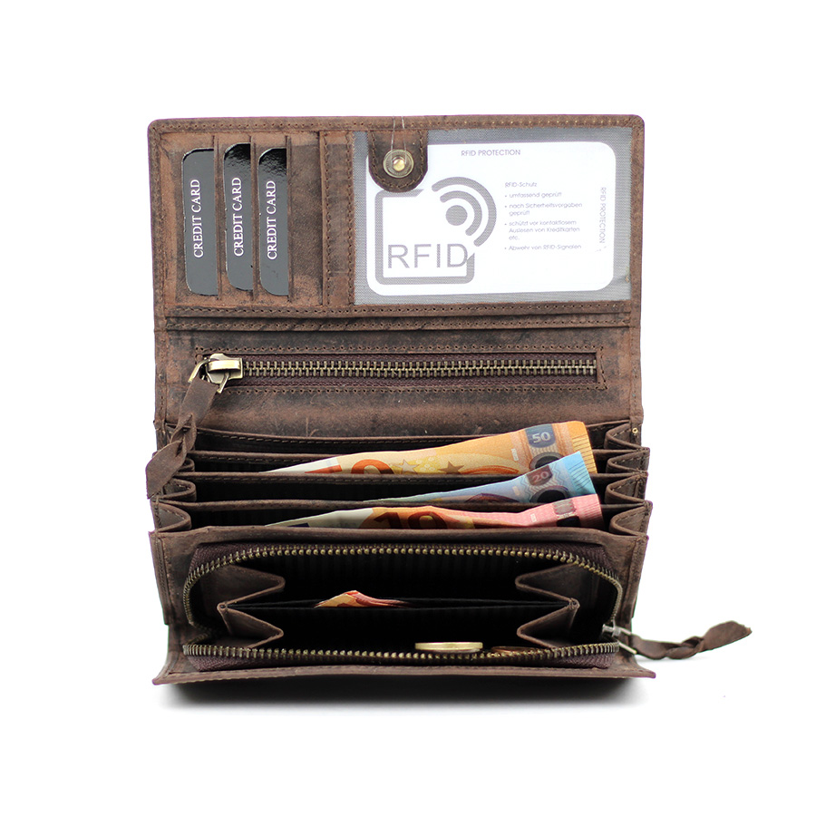 Geldbörse L&B Wild Damen 14 BRN