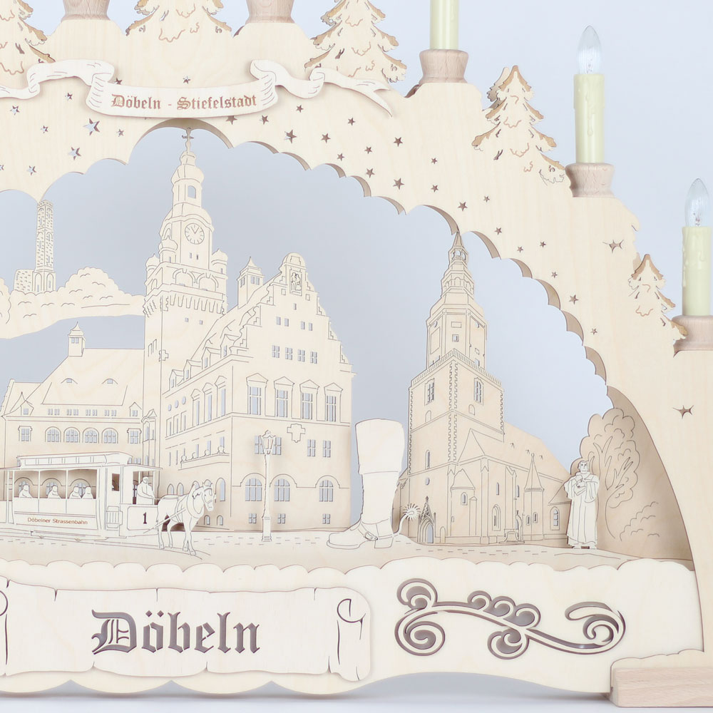 Erzgeb. Schwibbogen W-HL 7047 Döbeln