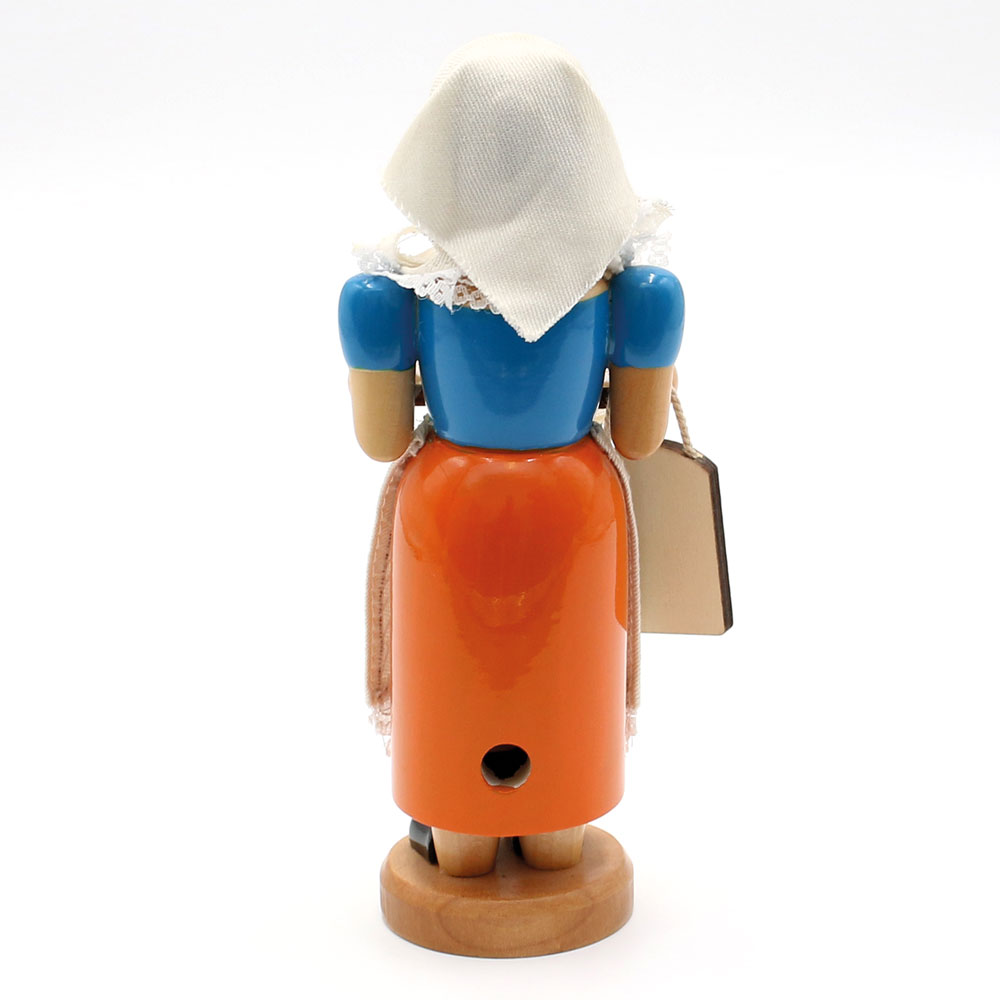 Holz Räucher- Stollenfrau 19cm