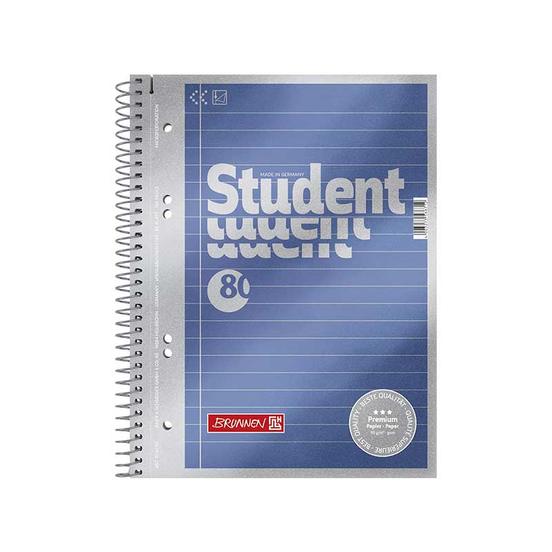 Collegeblock A5 Liniert  Premium  Brunnen