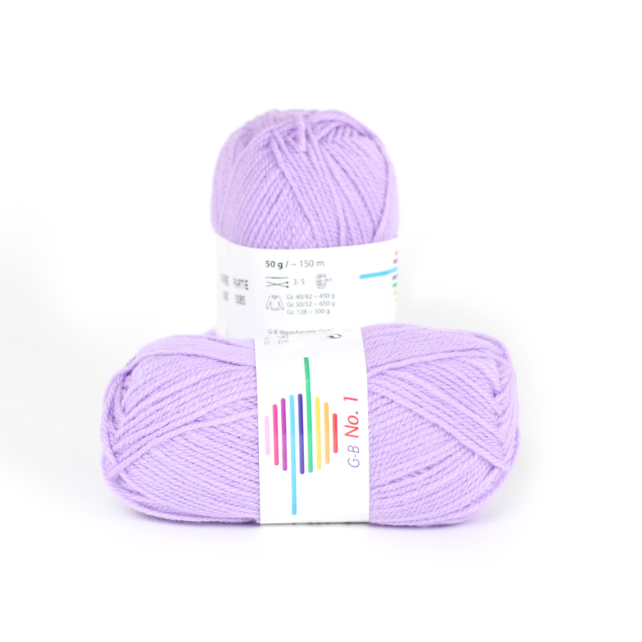 Strickwolle No.1 flieder 1480