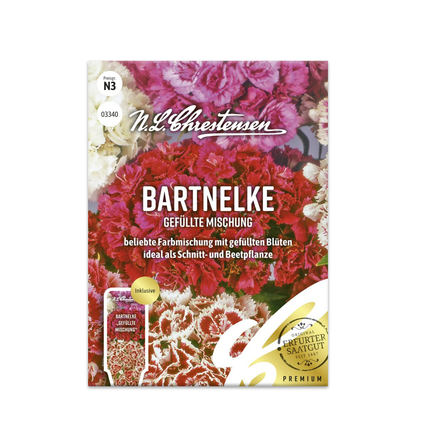 S Bartnelke 'Gefüllte Mischung'