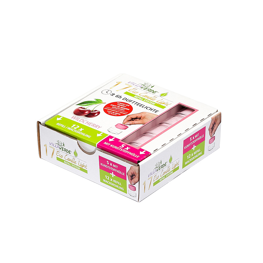 ECL Teelichter Kombipack 17er Wildcherry