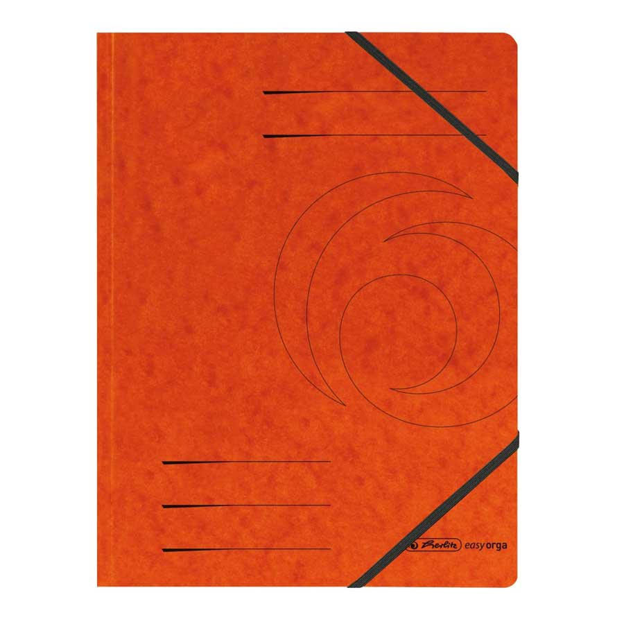 Eckspanner A4 Karton orange intensiv