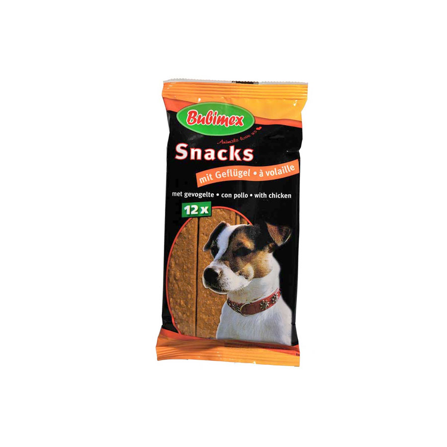 Hunde Knabberstreifen Geflügel 12 Stück