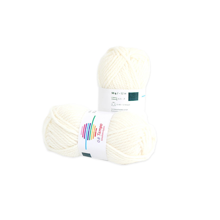 Strickwolle Tempo natur F01