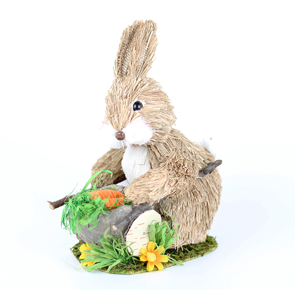 Hase Stroh Schubkarre NOOR
