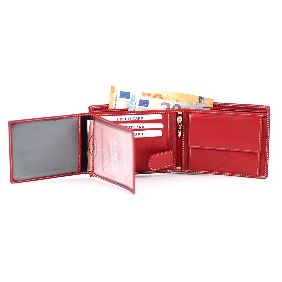 Geldbörse L&B He. quer 2339 rot