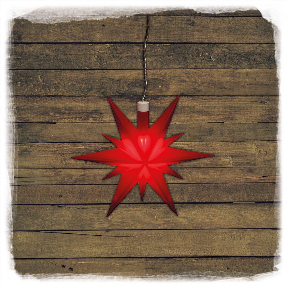 Adventsstern 1er rot Timer 6h Falkenstein