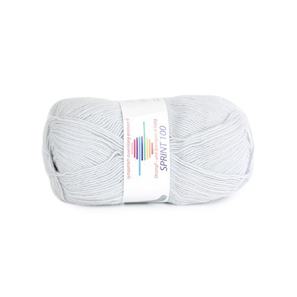 Strickwolle Sprint100 hellgrau 273