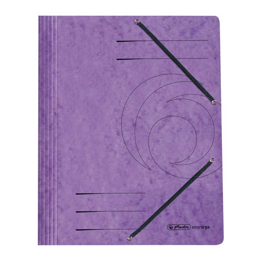 Einschlagmappe A4 Color violett Gummizug