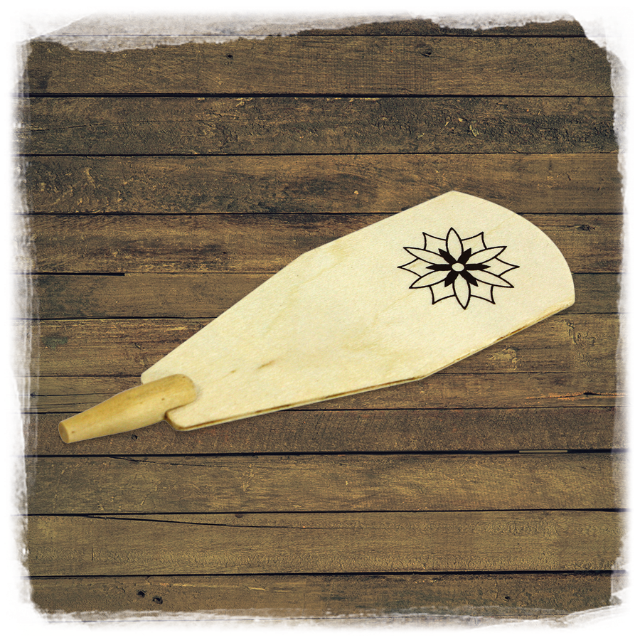 Holz Pyramiden-Flügel klein Sigro  einz.