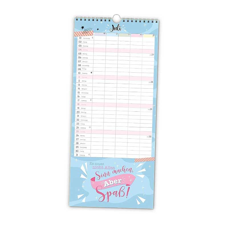 Kalender Wand Familie Spruchreif
