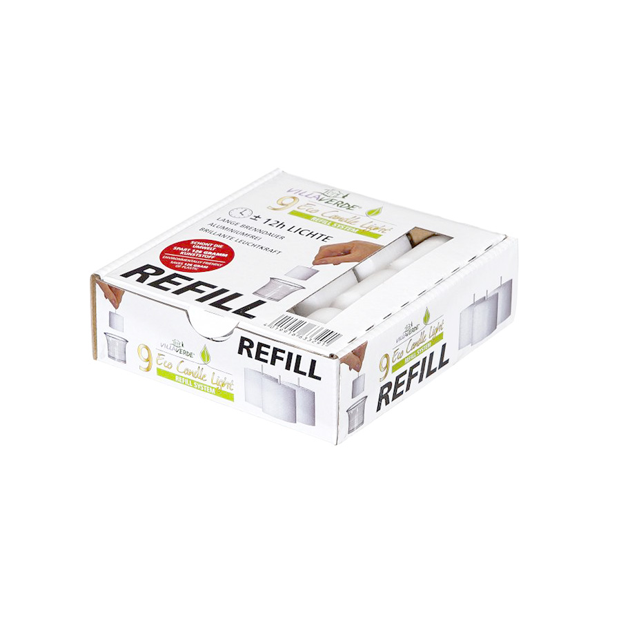 ECL Becher Refill 9er weiss 