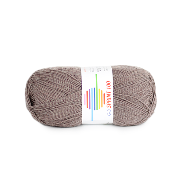 Strickwolle Sprint100 mittelbraun 309