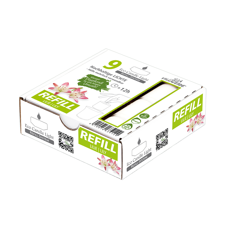 ECL Becher Refill 9er Lilie