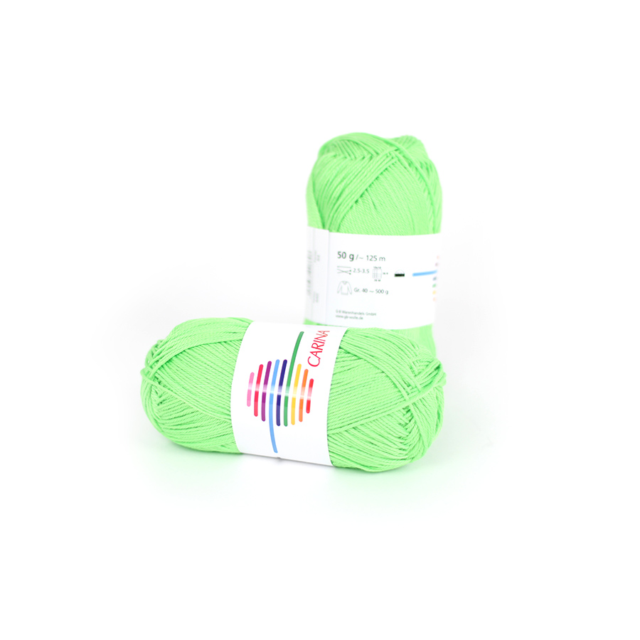 Strickwolle Carina neongrün 440