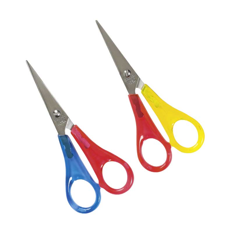 Schere 13cm spitz links Brunnen