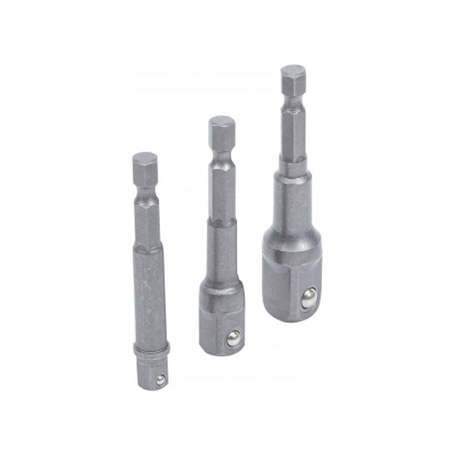 Adaptersatz für Bohrmaschinen 1/4'-3/8'-1/2'