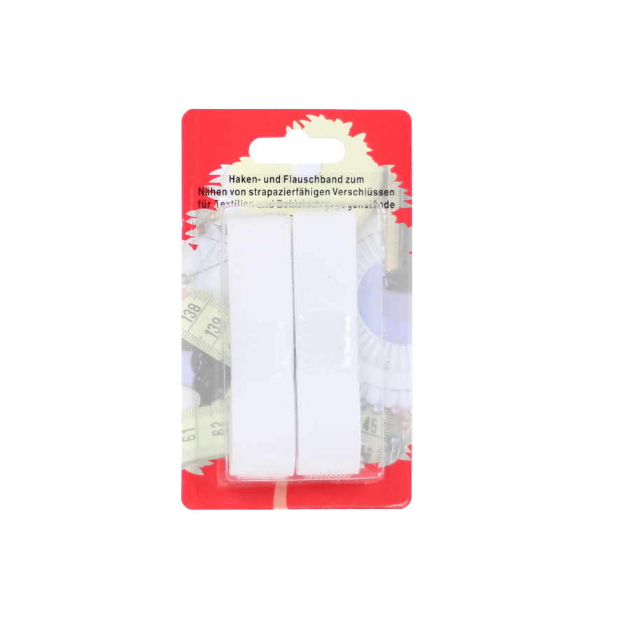 Klettband z. Nähen 20mmx50cm weiss