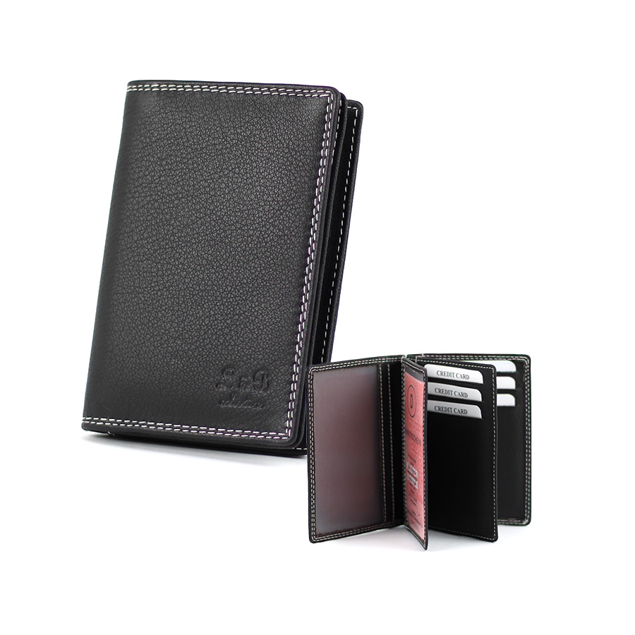 Geldbörse L&B Ausweish.2 2397 dunkelbraun