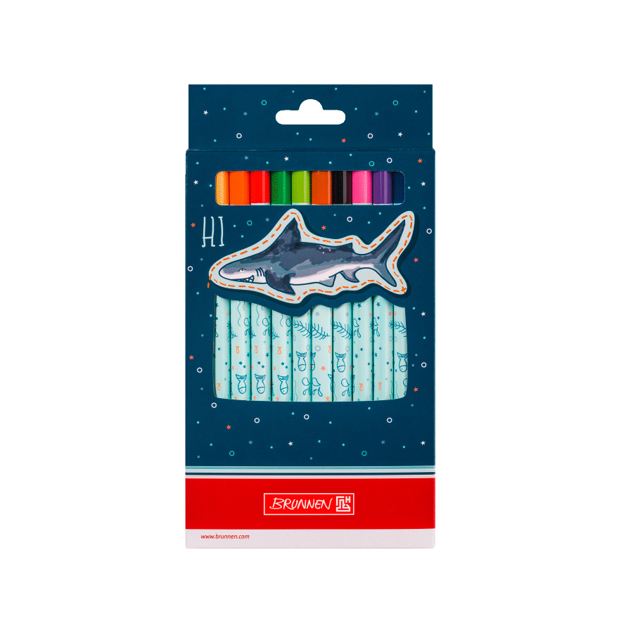 Buntstifte Jumbo Dreikant 12er Happy Ocean