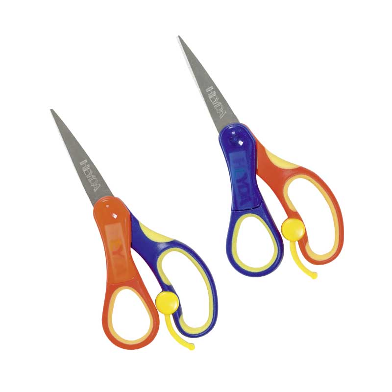 Schere 13,5cm Soft-Touch spitz links Brunnen