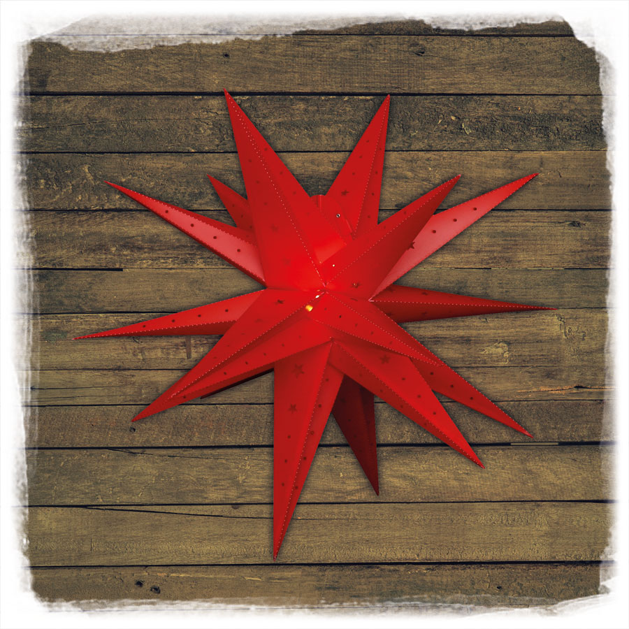 Adventsstern 80x80x80cm rot Falkenstein