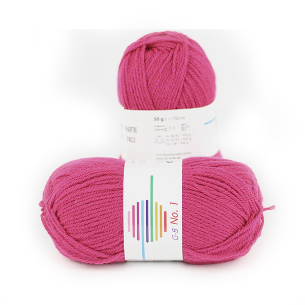 Strickwolle No.1 beere 1350