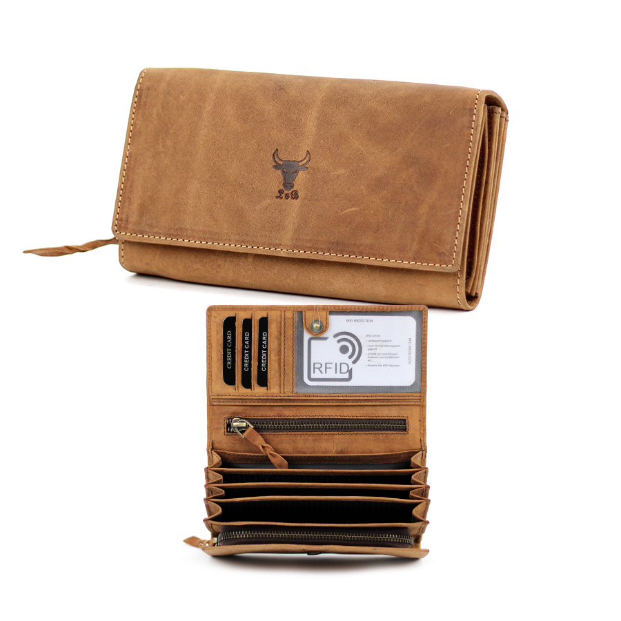 Geldbörse L&B Wild Damen 14 TAN
