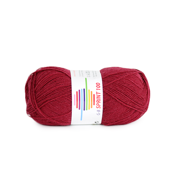 Strickwolle Sprint100 bordeaux 270