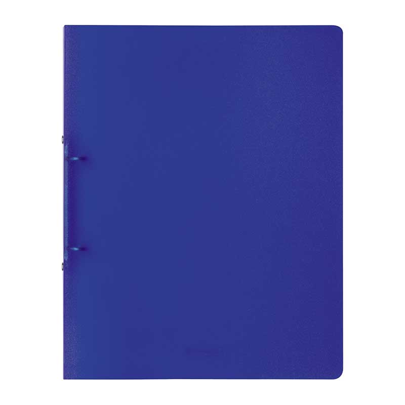 Ringbuch 2R 16mm PP blau Brunnen