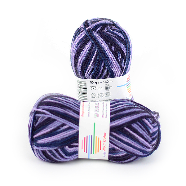 Strickwolle No.1 Color lilatönne 114