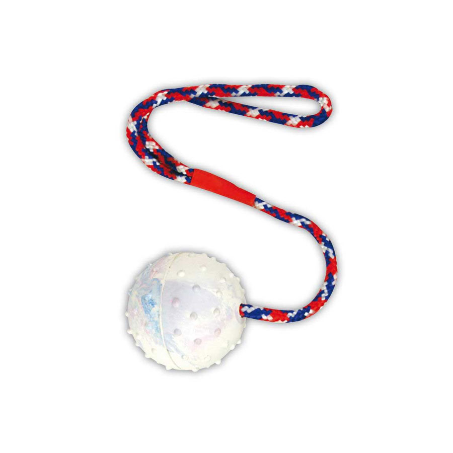 Naturgummiball am Band 6cm